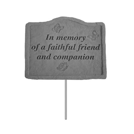 Kay Berry Garden Stake- in Memory of A Faithful Friend KA313626